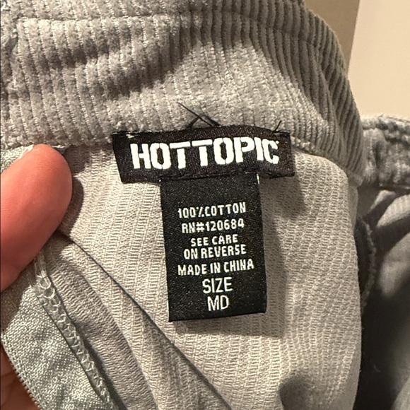 Hot tropics frog and mushroom corduroy teal bib overall dress size medium - Picture 5 of 5